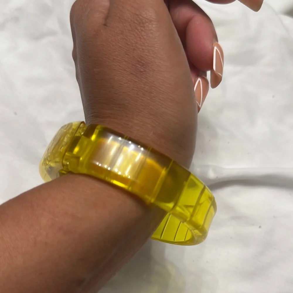 Yellow LED Wearable Wristband
